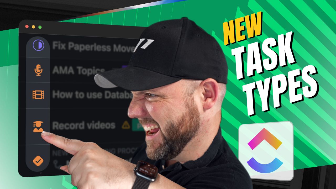 How we use New Custom Task Types in ClickUp 3.0