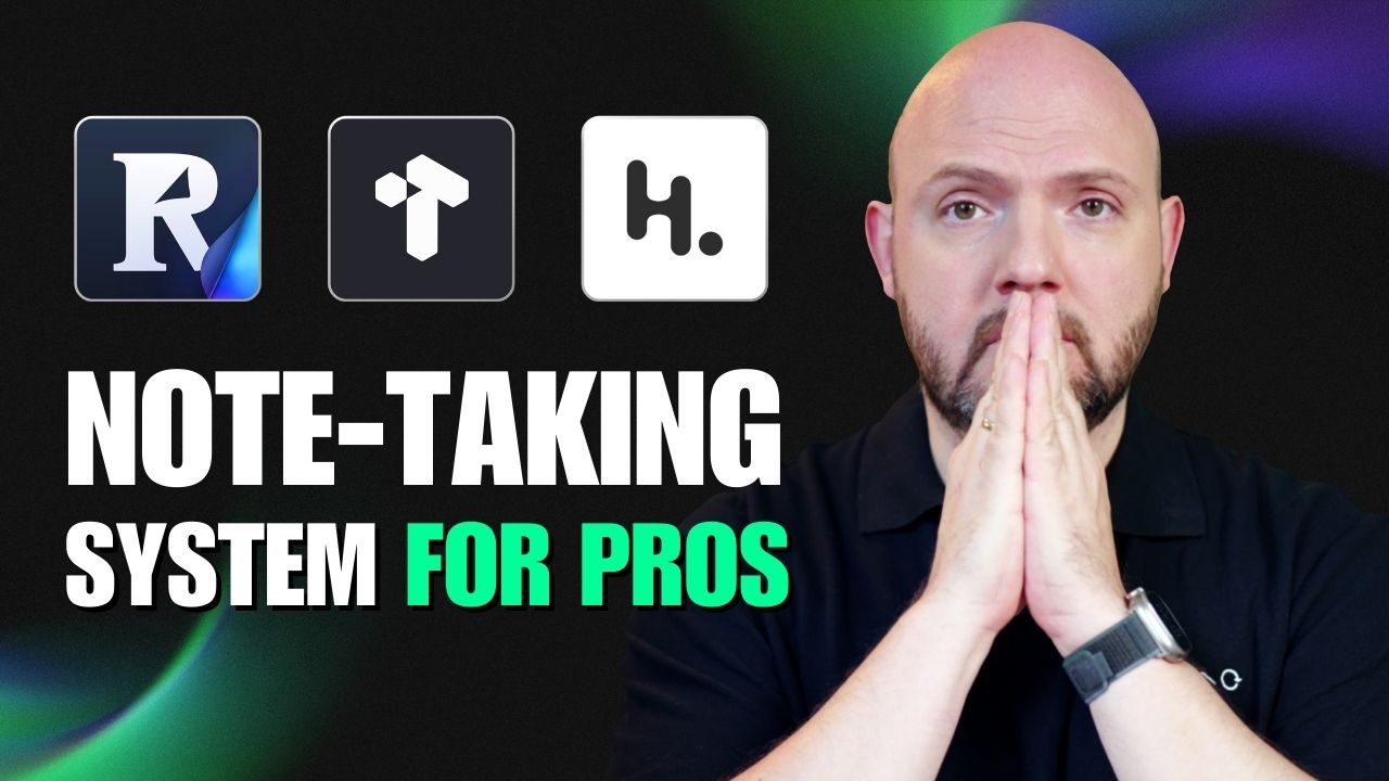 Mastering Note-Taking: The Art of Capturing Deep & Shallow Thoughts with Reader, Tana & Heptabase