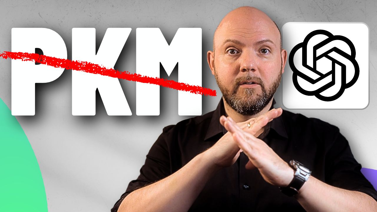 chatGPT is NOT a PKM system (and why I still use it for deep thinking)