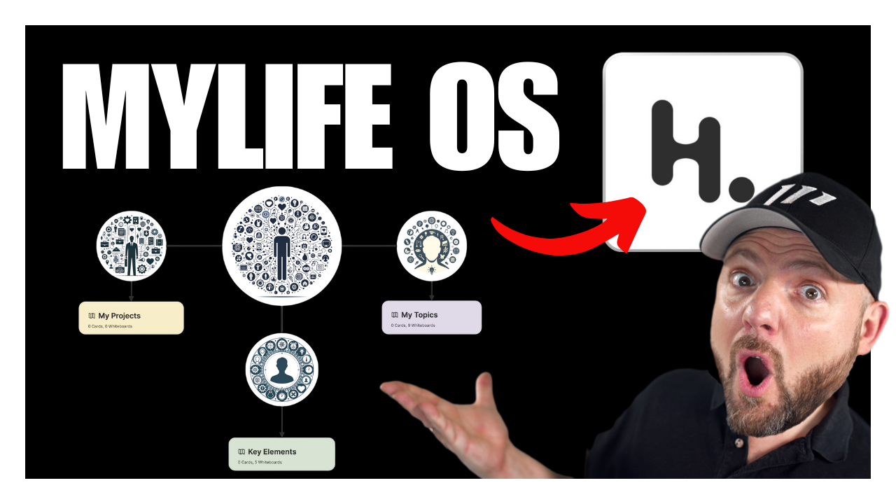 How I Efficiently Organize my Knowledge in Heptabase using the myLife OS Concept