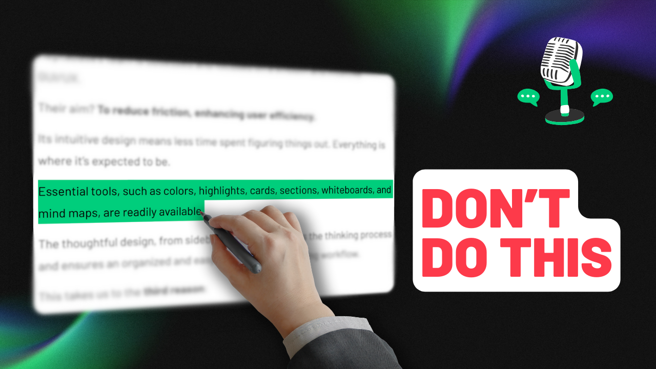 Should You STOP Highlighting Text Content as Busy Professional?